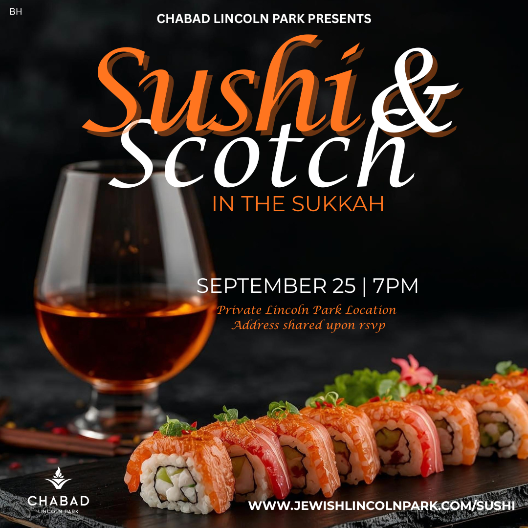 Sushi and Scotch in the Sukkah
